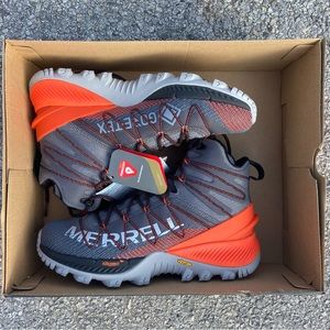 NEW Merrell Thermo Rogue 3 Mid GORE-TEX Boots Size 9.5 NWB Stone Wash Grey